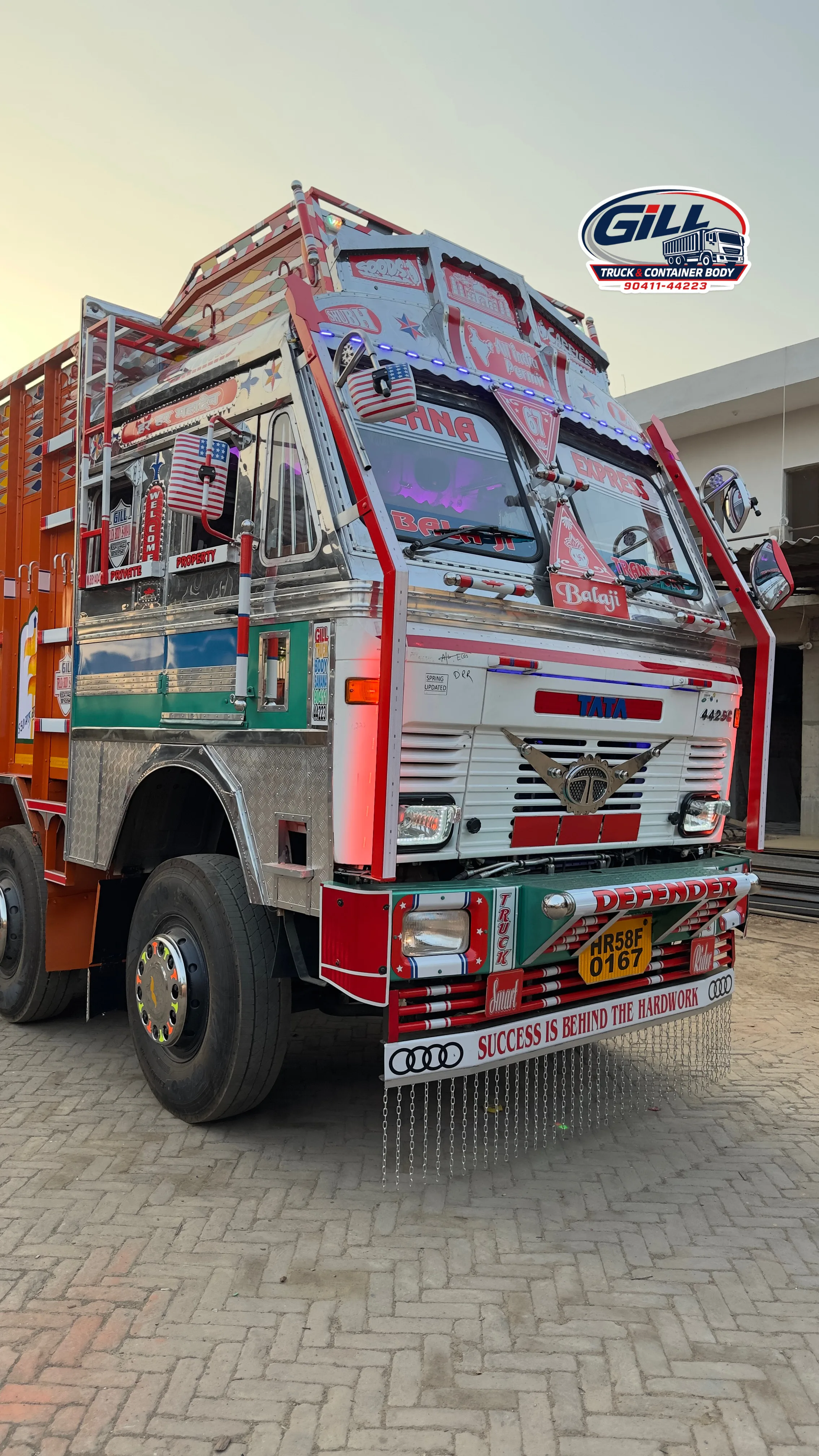 Modified Tata cabin front